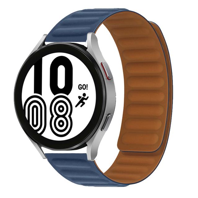 Силиконовый ремешок 20 мм 22 мм для Samsung Galaxy watch 7/FE/6/5/4/classic/Active 2/3/S3/40mm Браслет Huawei watch GT-2-Pro 3 4 ремешок