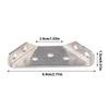 5/10PCS Universal Furniture Corner Connector Stainless Steel Small Universal Corner Code Fastener Triangular Support Furniture