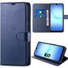 Phone Case - BOOLING - for Samsung Galaxy A17 5G/4G - Flip Case Synthetic Leather Navy Blue