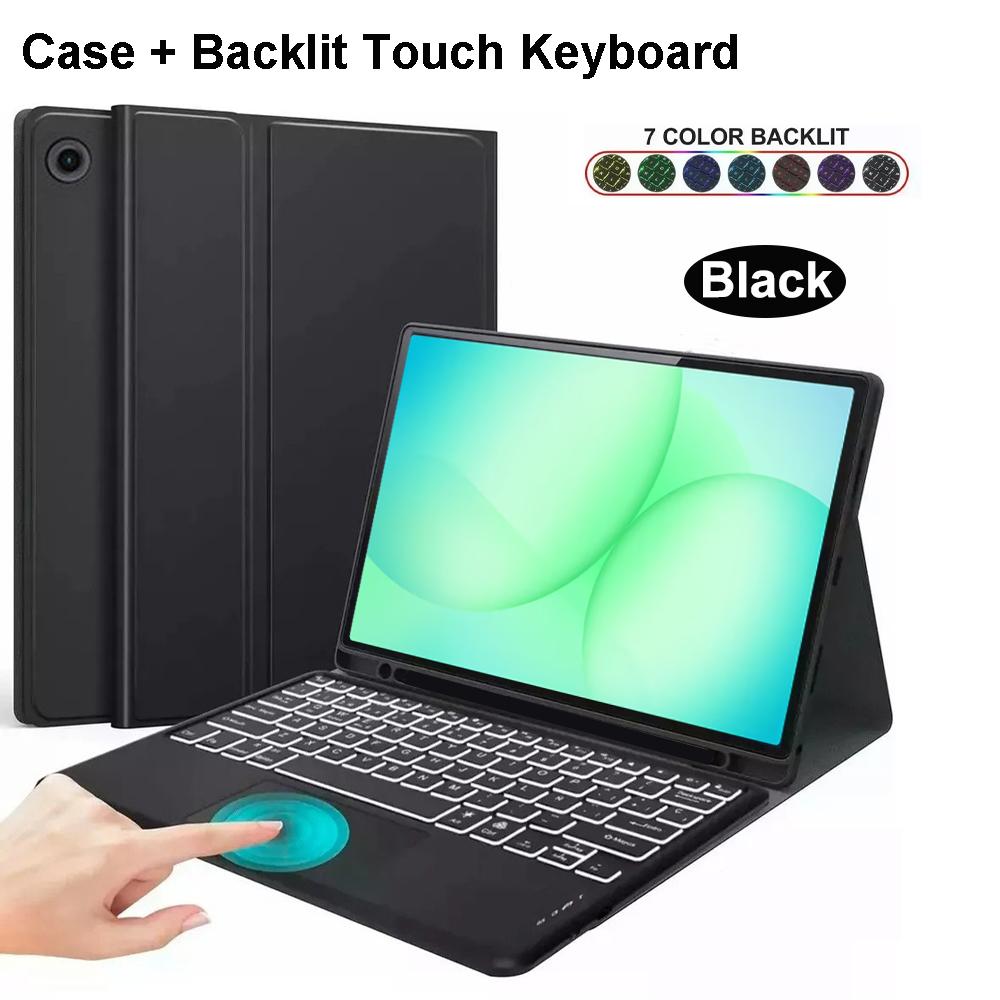 Case for Samsung Galaxy Tab A11 Plus 11 Inch, Detachable Bluetooth Keyboard Cover for Samsung Tab A11+ SM-X230/235/236B/310/315