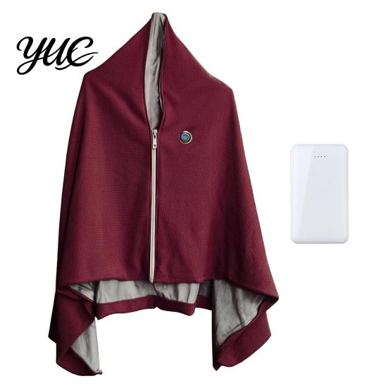 Comfortable Winter Gift for Women Heated Shawl Wraps Women, USB Wearable Blanket, Portable Blanket Cozy Neck Shoulder Heater with 3 Heat Settings