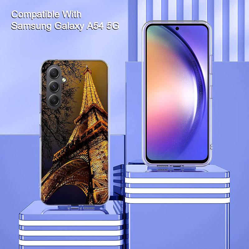 Художественный чехол для телефона Эйфелева башня для Samsung A16 A26 A36 A56 A17 A37 A57 A07 A06 A02S A03 A04S A05S Galaxy Note 20 10 A50S A71 A51 A3