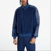 Men's adidas originals x Blondey Crossover Casual Sports Stripe Stand Collar Pullover Long Sleeves Blue GS9267