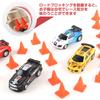 Plastic Stunt Car, Mini Tin Can RC Car, Kids' Radio Control, Battery-Operated Mini RC Car with LED Lights, Off-Road Micro Racing Car with Obstacles, D