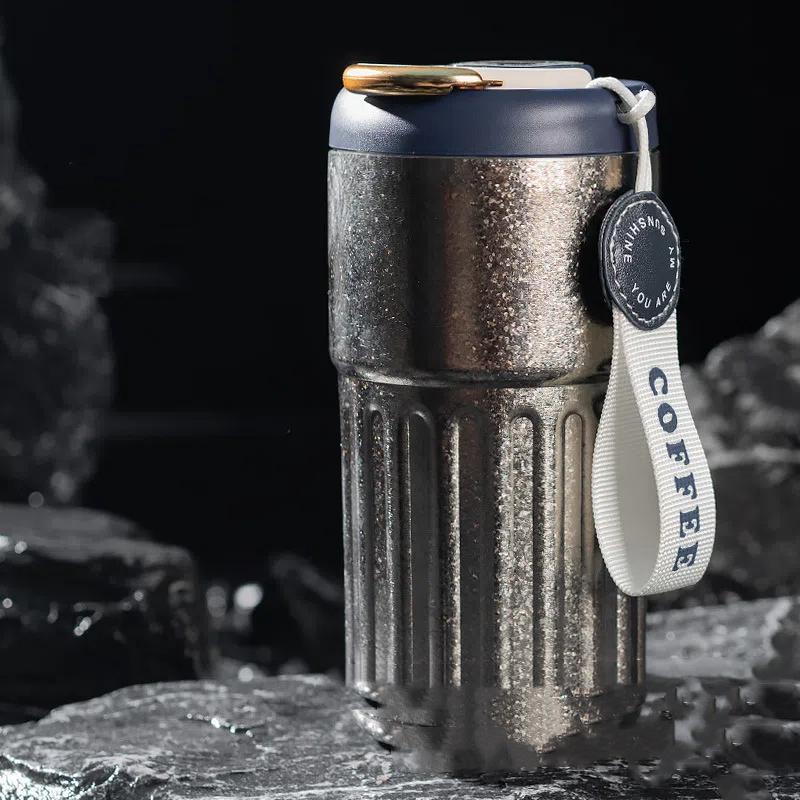 Новый простой внешний вид Уровень Интеллектуальное измерение температуры Кофейная чашка Портативная Автомобильная с Продвинутой Кофейной чашкой Термокружка