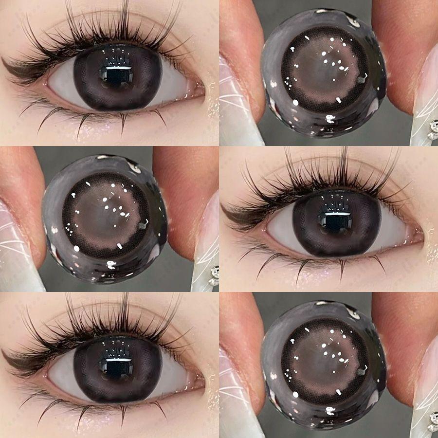 MillCreek 2 шт. мягкие цветные контактные линзы для косплея на Хэллоуин, красные контактные линзы для ежегодного использования 0,00