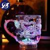 LED Flas Ng Color Change Water Activated Light Up Dragon Beer W Sky Cup Mug