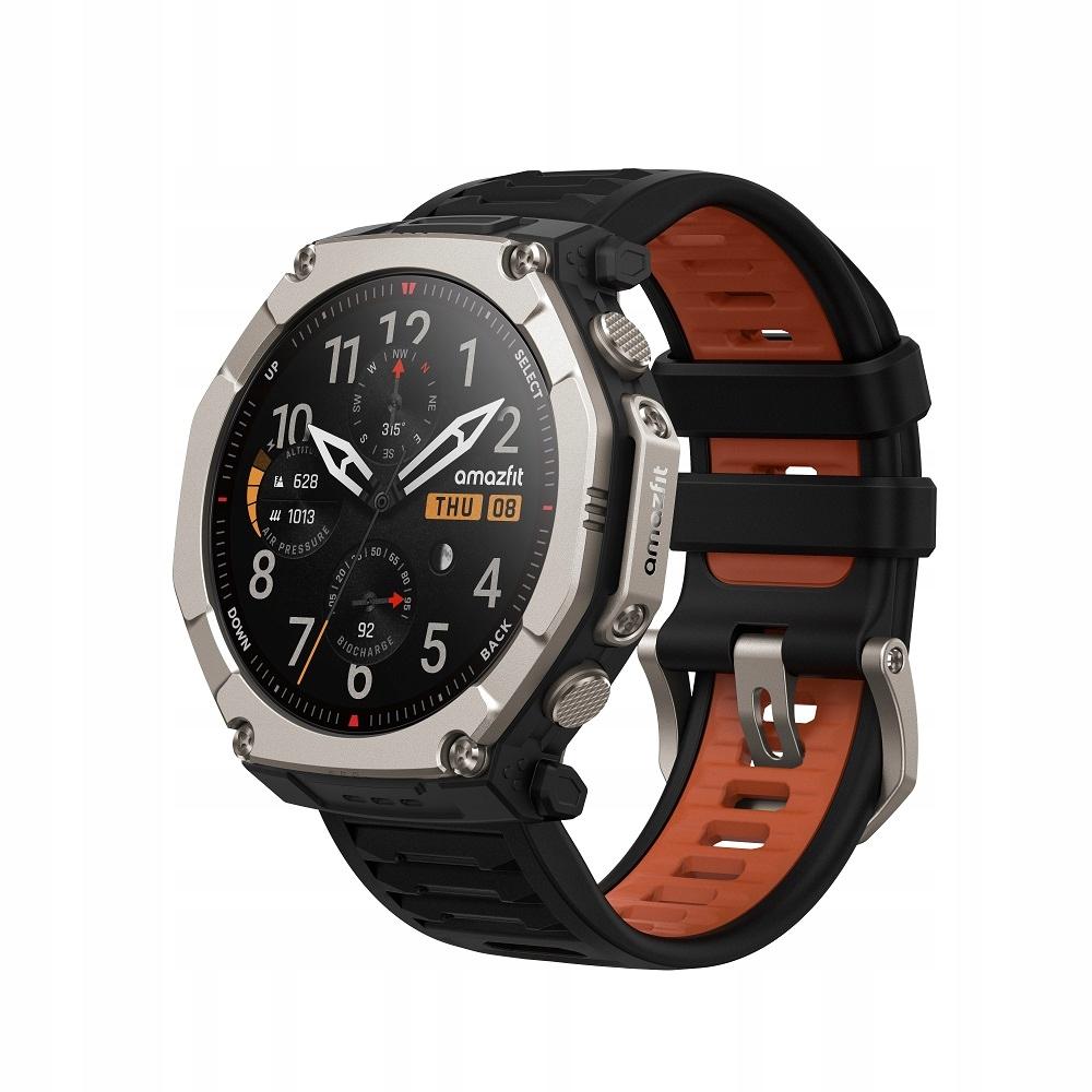 Amazfit T-Rex Ultra 2 Smartwatch 51Mm Black And Silver 1 Pc