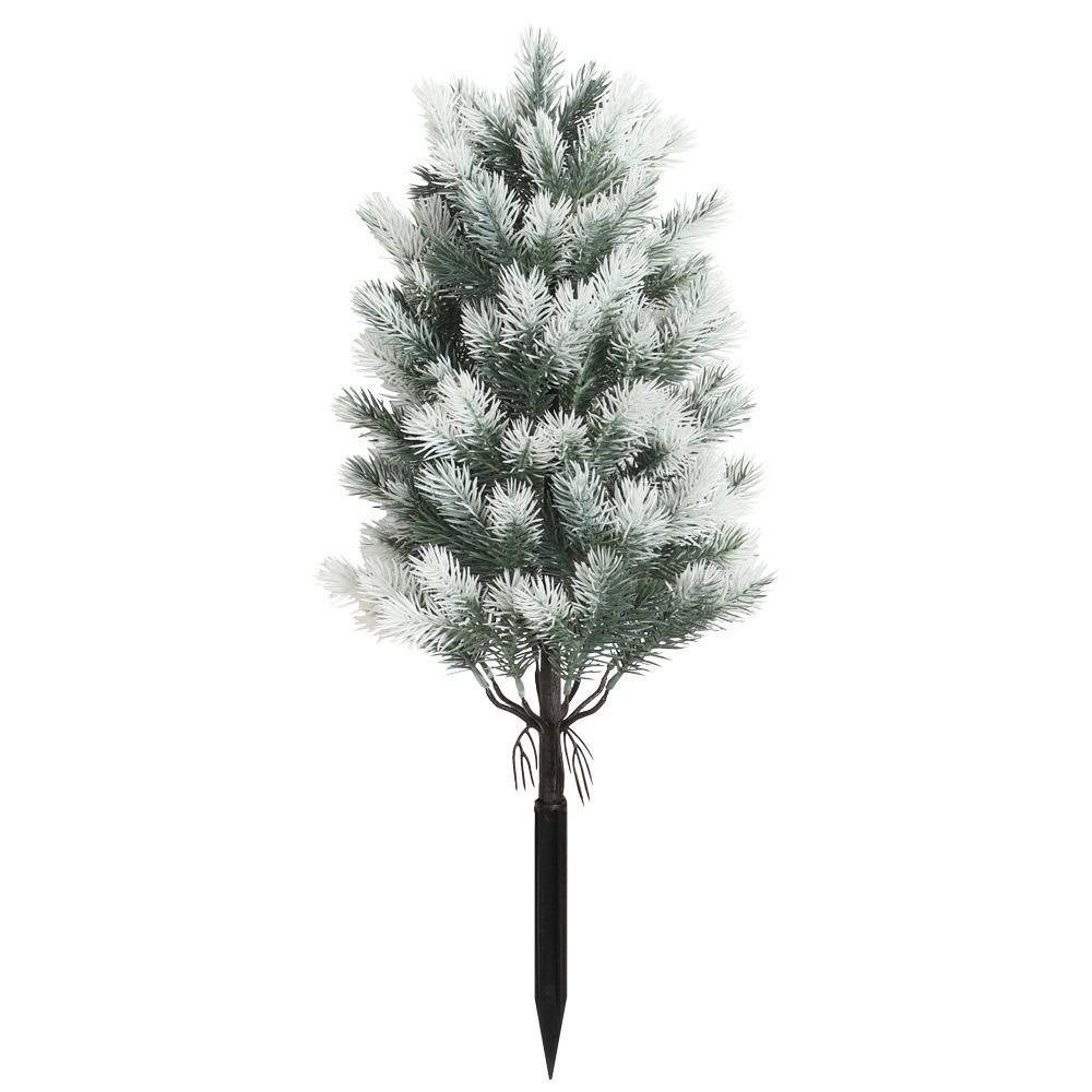 With Ground Stake Artificial Christmas Trees Lawn Decorations 60cm Christmas Tree Branch Artificial Shrubs Garden Accessories