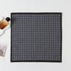 3 шт. 43x43 см 100% Хлопок Окрашенный пряжей Мужской Платок Классический Мягкий Тонкий Клетка Впитывающий Полотенца для вытирания пота