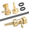 Латунный Водяной Распылитель с Латунным Запорным Клапаном 3/4 Дюйма для Стабильного Регулирования Потока во время Работ в Саду и на Участке