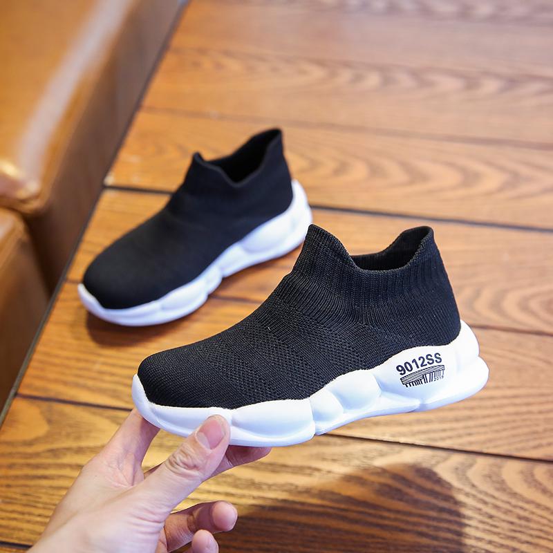 Детские повседневные кроссовки, всесезонная прогулочная обувь для мальчиков и девочек, студенческая сетчатая дышащая обувь для детей