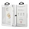 Guess Guhcp13Sls4Ggwh Iphone 13 Mini 5,4 Biały/White Hard Case Silicone 4G Logo