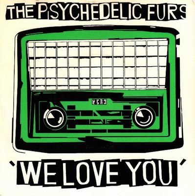 7-дюймовая пластинка PSYCHEDELIC FURS - We Love You SEPC8005 Epic 1979 UK Рок Б/У