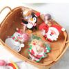 50/100pcs Christmas Lollipop Paper Cards Cartoon Santa Claus Penguin Snowman Kids Candy Gifts Package Wrapping New Year Party
