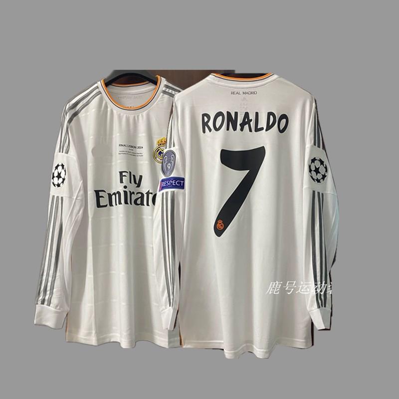 Retro Long Sleeve Football Jerseys Classic National Team Legends Beckham Zidane Kaka Ronaldo Cycling