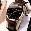 Новые Модные Деловые Часы Мужские Часы Повседневные Кожаный Ремешок Кварцевые Наручные Часы Мужские Relogio Masculino Montre Homme