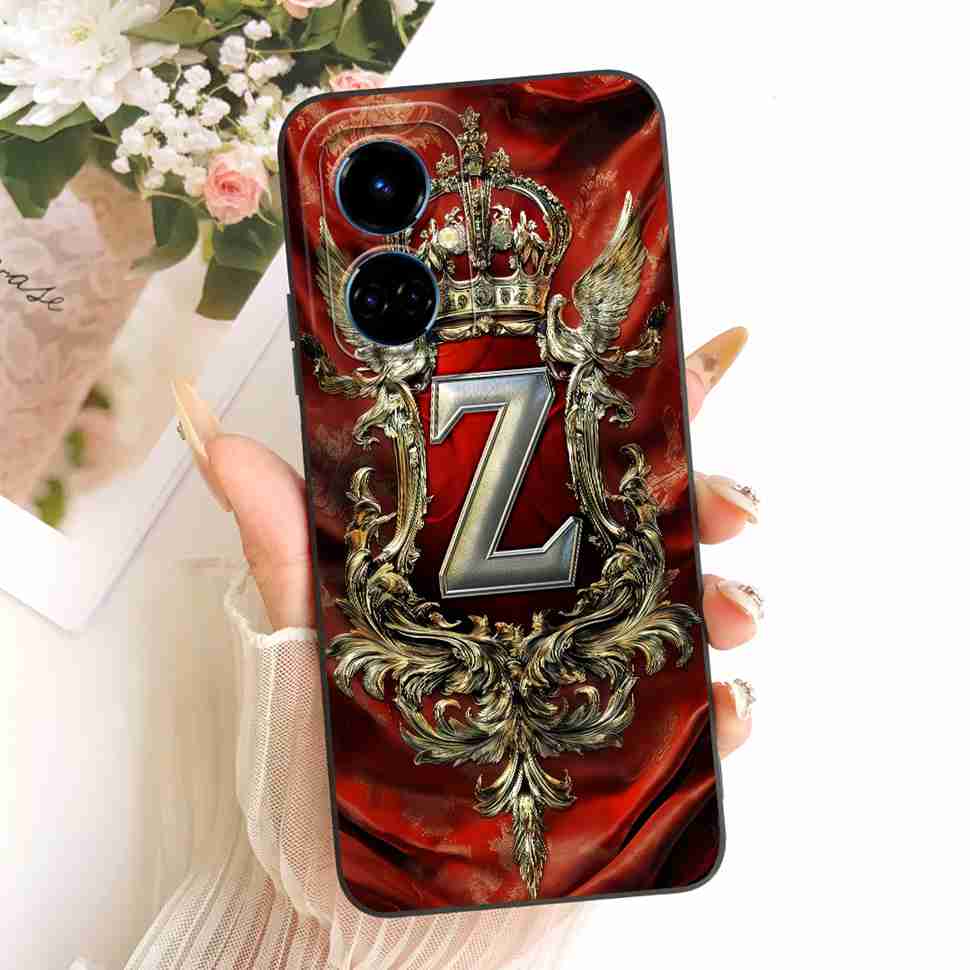 For Tecno Camon 19 Pro Case Cute Crown Letters Cover Phone Case For Camon 19 Camon19 Pro Soft Silicone Bags