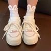 Spring and Autumn Breathable Cute Big Head Shoes Female Students Versatile 2025 Autumn New Casual Board Shoes Trendy Little White Shoes