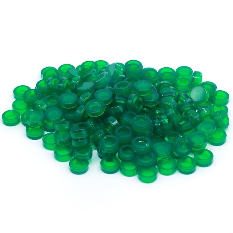 200 шт прозрачная цветная плоская плитка 1x1 точки круглые кирпичи 35381 98138 MOC DIY строительные блоки детали для мозаичного портрета художественный дизайн детские игрушки