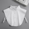 New Fake Victorian Stand Up Collar White Black Lace Collars Detachable For Women Blouse Lapel Shirt False Collar Woman