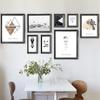 Скандинавский минималистичный Моранди, абстрактные геометрические линии, черно-белые настенные холсты, постеры, живопись, принты для гостиной, художественный декор