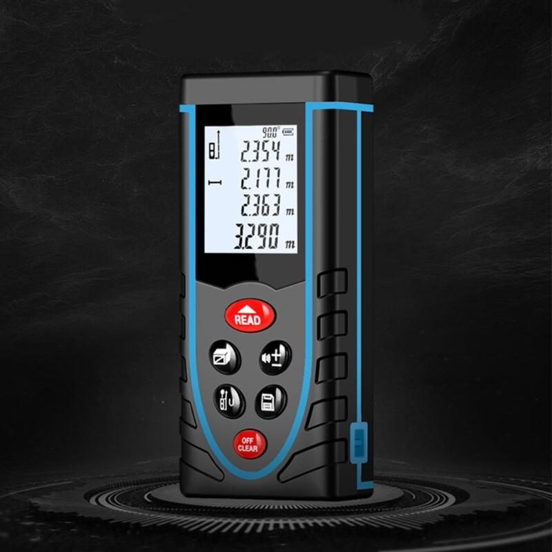 Efficient Distance Measuring Tool Rangefinder with Rechargeable Battery Fast and Accurate Measurements in Multiple Mode
