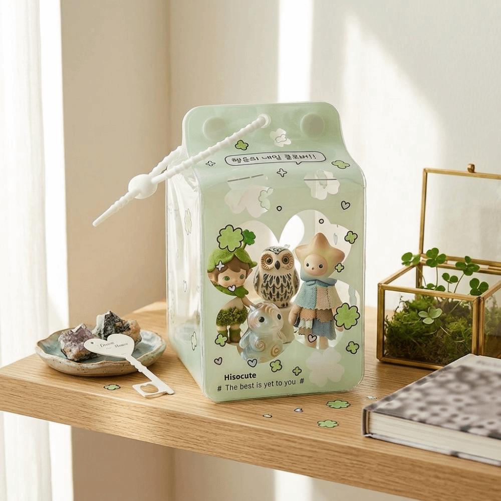 Transparent Design Doll Carry Bag Portable Figure Storage Bag Doll Collection Bag Daily Outings