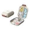 Moisture-proof Small Pill Case 7 Compartment Pill Container Travel Pill Organizer  Supplements