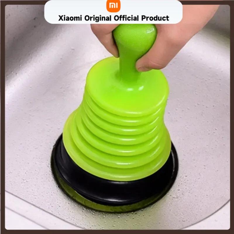 Xiaomi Кухонная раковина Дредж Туалет Сжимаемый Очиститель Дренажа Кожаная Присоска Туалетная Присоска Инструмент для Прочистки Канализации в Ванной Комнате