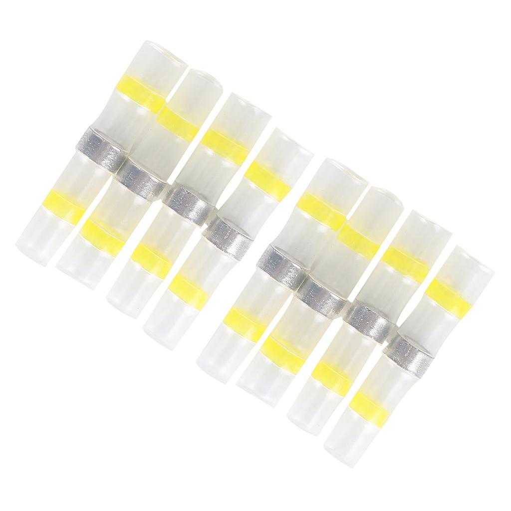 200PCS Waterproof Heat Shrink Butt Connectors Butt Splice Solder Seal Electrical Wire Terminals