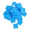 50Pcs Finger Sleeve Silicone Soft Thin Universal Finger Protector Instrument Accessories Sky Blue