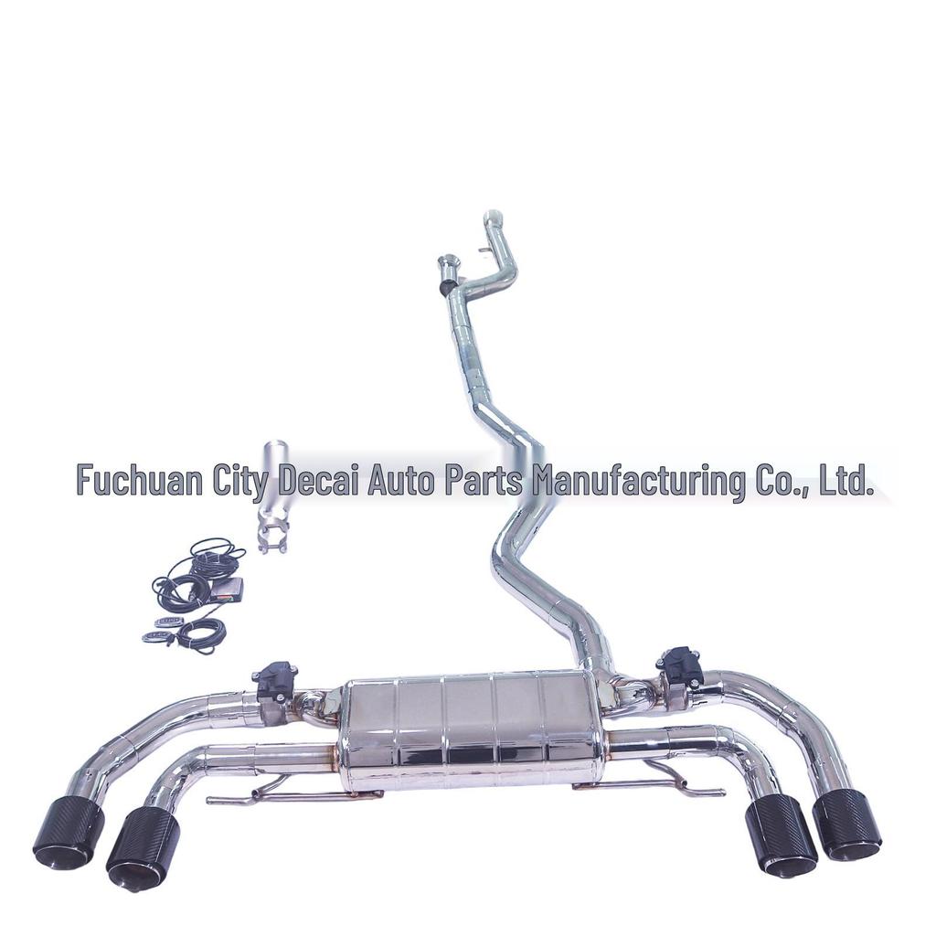 BMW 330Li (2019-2024) G28 2.0T GFC Quad Exhaust: Modified Center & Rear Sections with Single Pipe and Dual Valves
