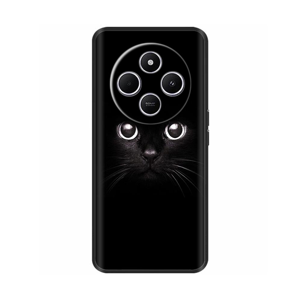 For Xiaomi Redmi A4 5G Case Xiaomi Redmi A4 5G Cover Luxury Shockproof Soft Black Silicone Phone Cover For Xiaomi Redmi A4 Funda