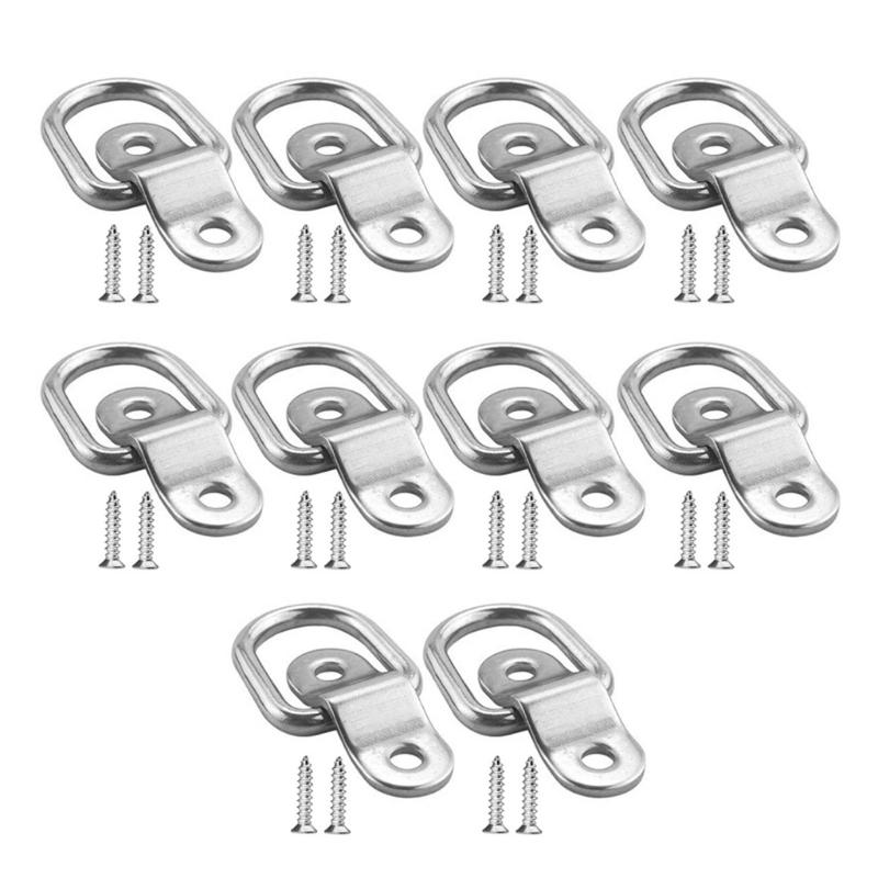 6/10 шт. Надежное многоцелевое крепление для прицепа в форме буквы D, универсальное решение для буксировки