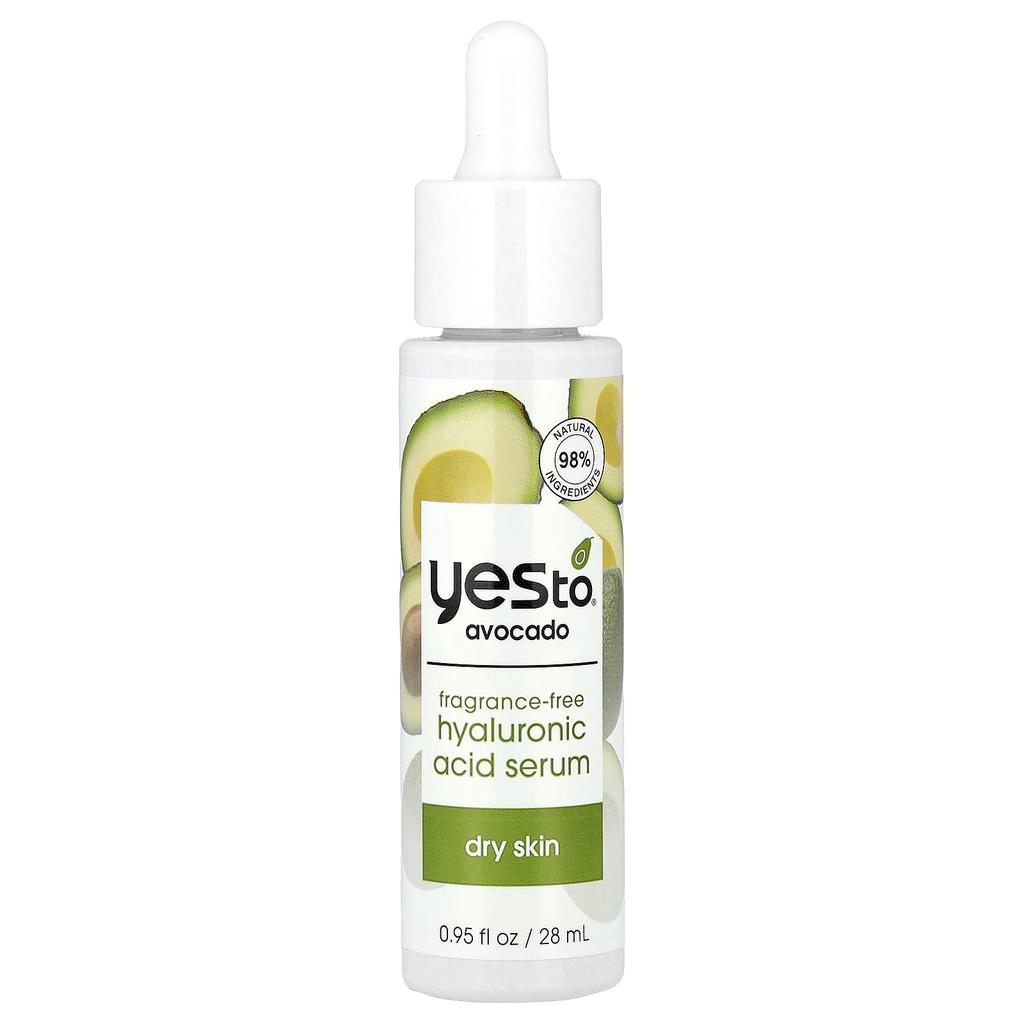 Fragrance Free Hyaluronic Acid Serum, Dry Skin, Avocado, 28 Ml (0.95 Fl Oz)