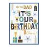 Simon Elvin Isabel Garden Dad Greetings Card (Pack of 6)