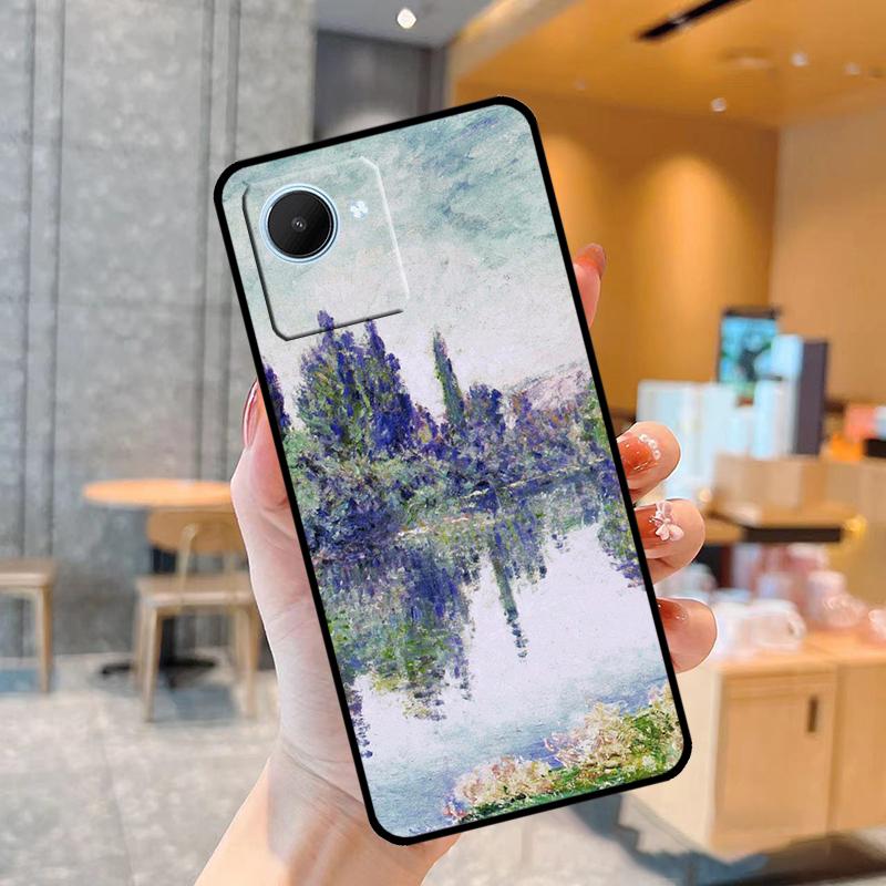 Чехол Claude Monet Garden Lotus Bridge для Realme C55 C33 C31 C35 C30 C11 C15 C25s C21Y GT Neo 5 3T 2T 8 9 10 11 Pro Plus