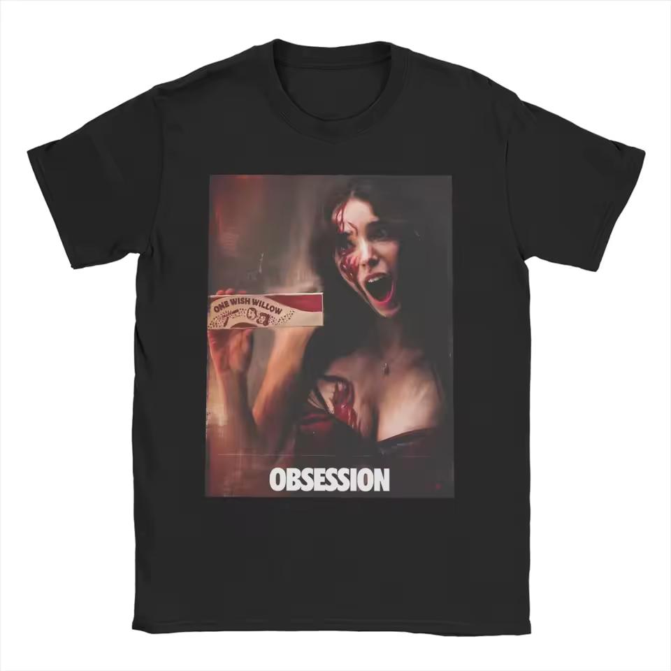 Obsession Movie graphic 2026 Merch T shirt Summer 100%Cotton Unisex Men‘s Women's T-Shirts Y2k Fans Casual Fashion horror Tee