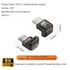HOT! 2.1 Male To Female Adapter 8K@60Hz Male To Female Connector Up Down Angle 90 270 360 Degree For HDMI Cable PC Laptop HDTV