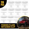 Комплект из 20 зажимов для крепления расширителей крыльев Fit Jeep 18-20 Wrangler JL