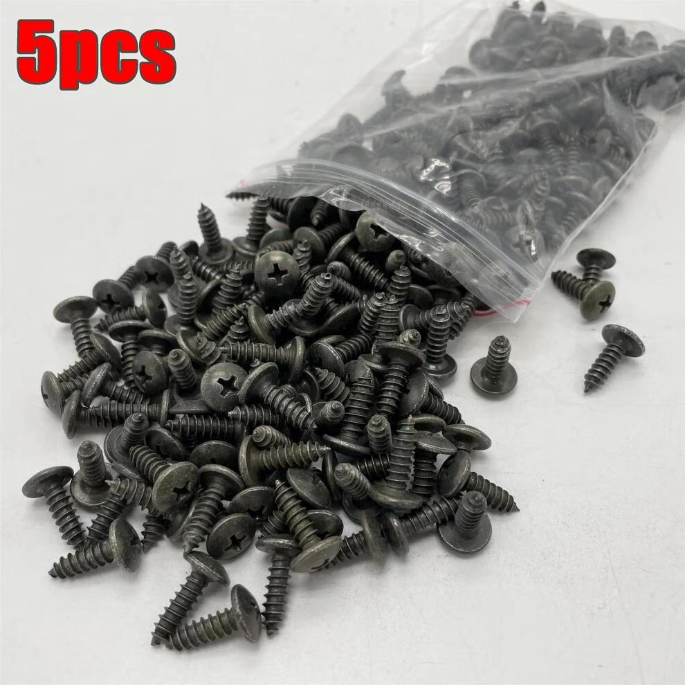 Self-tapping Screws Car Metal Screw Fastener Clips Screw M5 Anti-rust Screw for Car Motorcycle Scooter ATV Moped E-bike