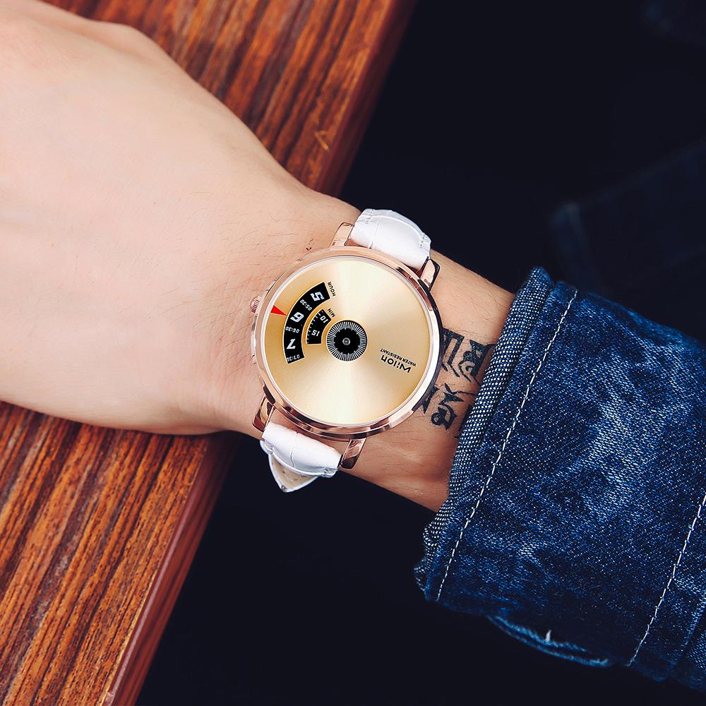 Men's Casual Watches, Personalized Turntable Quartz Watches, Fashionable Men's Belt Watches