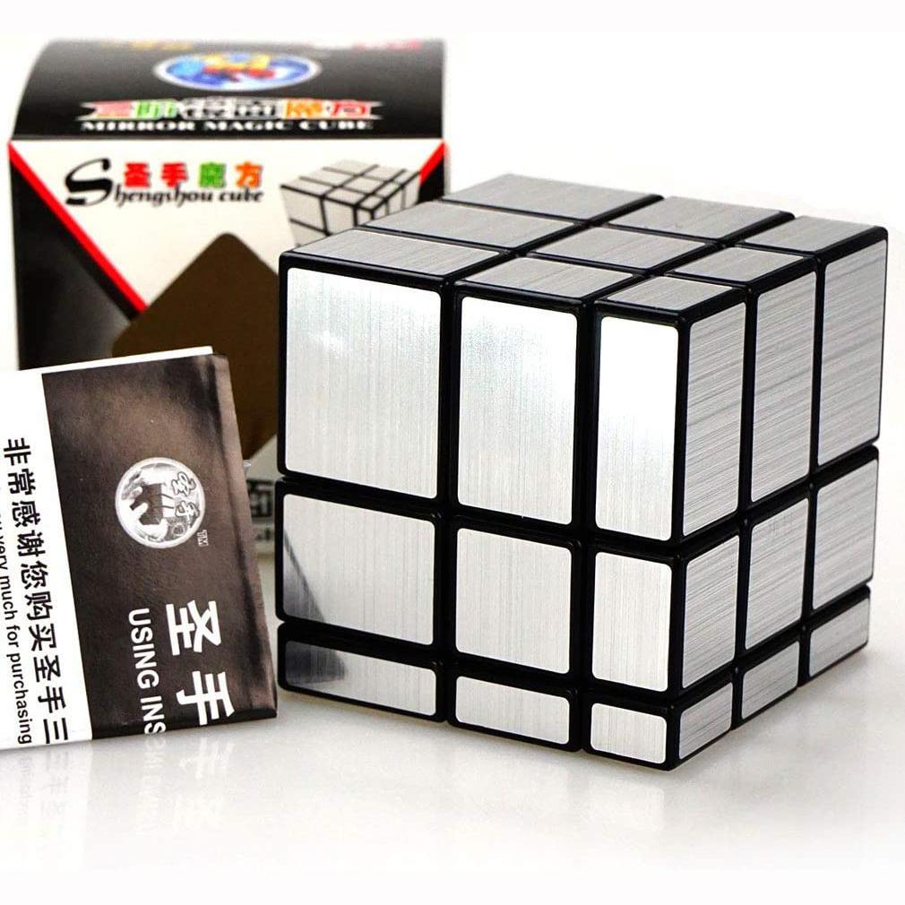 Пазл Mirror Speed Magic Cube 3X3 для детей и взрослых, серебро