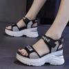 Wedge Sandals Women's Summer Thick-soled All-match Platform Shoes Increased Fashion Sandals Women