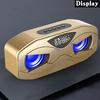 M8 Cool Robot Design Bluetooth Speaker LED Rhythm Flash Беспроводной громкоговоритель FM-радио Будильник TF Card Поддержка сабвуфера