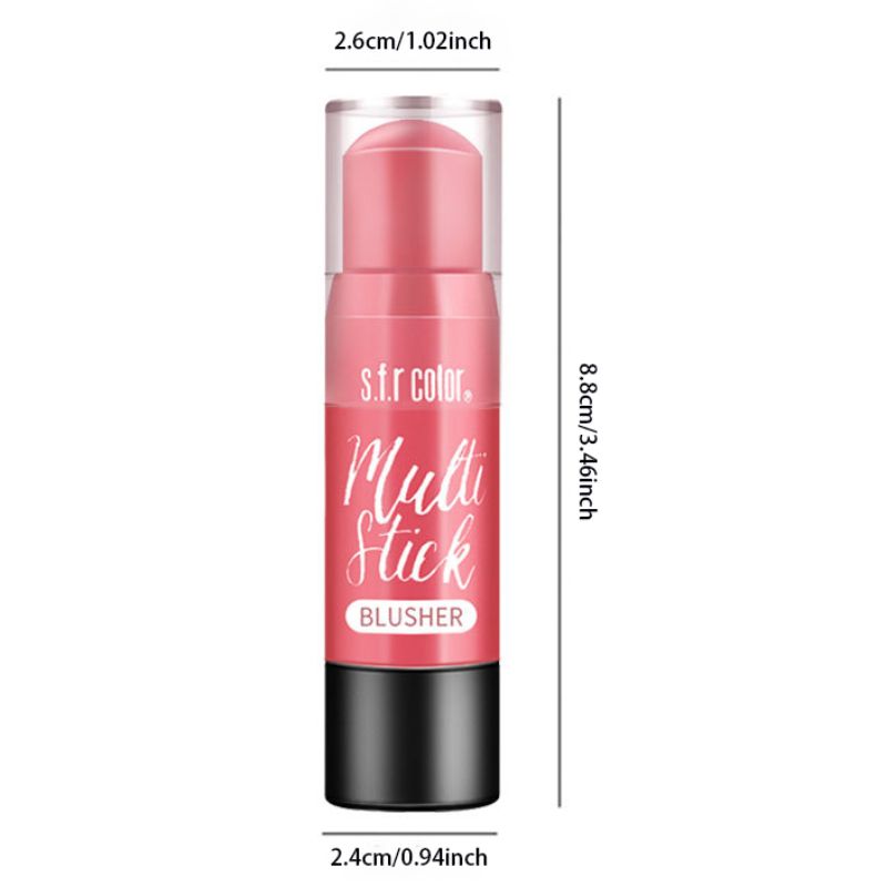 Vitality Girl Blush Stick Lip and Cheek Двойной румянец-стик Natural Nude Makeup Boosting Face Blush Cream