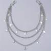 Hip-hop Metal Pants Chain Star Pendant Waist Link Hanging Chain Geometric Bag Chain  for Women Men