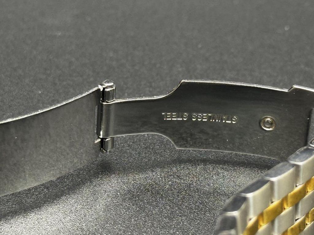 [USED] ALBA Analog Wristwatch, Silver/Gold, Battery Replaced, Working Condition