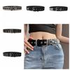 Wide Belt Y2K Leather Belt Vintage Punk Waistband Cool Rivet Waist Belt  Daily
